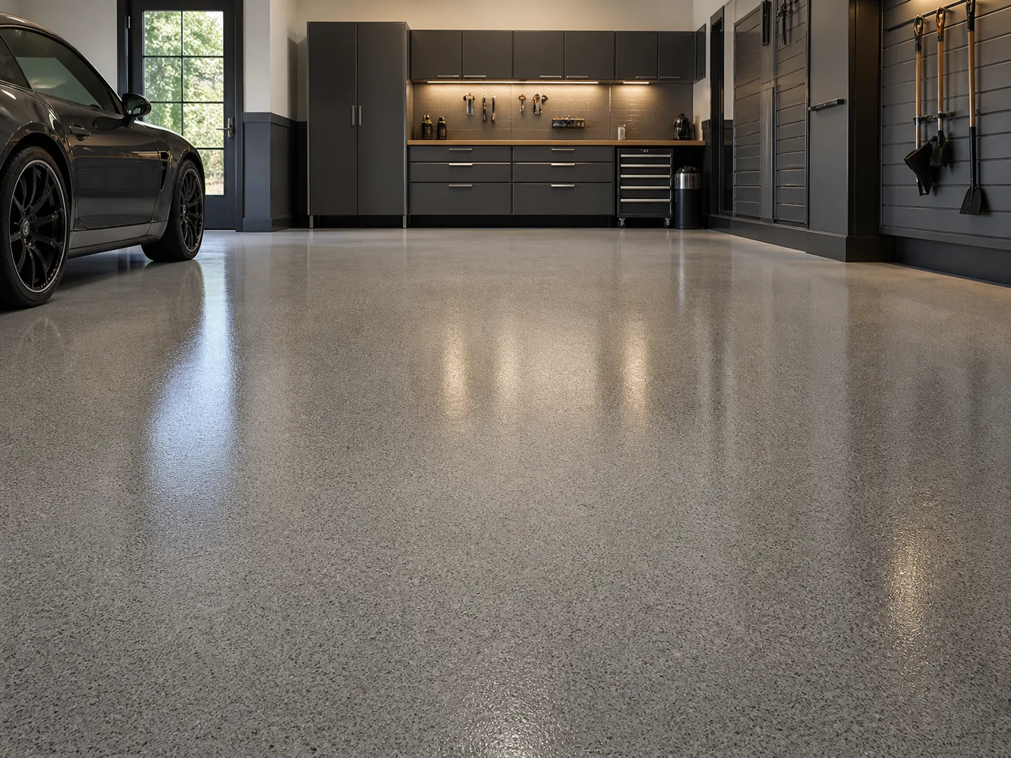 Vloercoating voorbeeld van afwerking