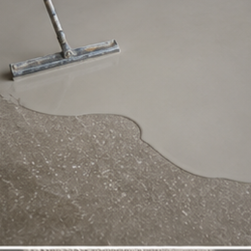Garagevloer coating voorbeeld van afwerking